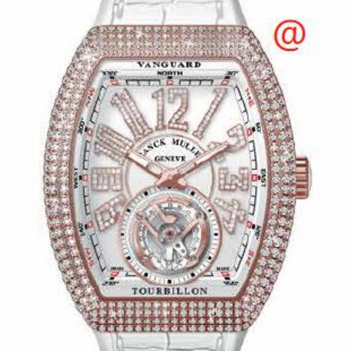 Franck Muller V41TDNBRCD5NBC(BLCDIAM5N) Vanguard Tourbillon Mens Hand Wind Watch