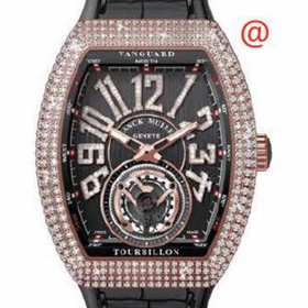 Franck Muller V41TDNBRCD5NNR(NRDIAM5N) Vanguard Tourbillon Mens Hand Wind Watch