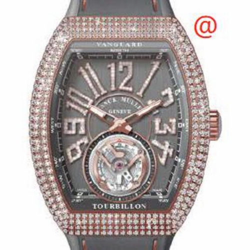 Franck Muller V41TDNBRCD5NTT(TTDIAM5N) Vanguard Tourbillon Mens Hand Wind Watch