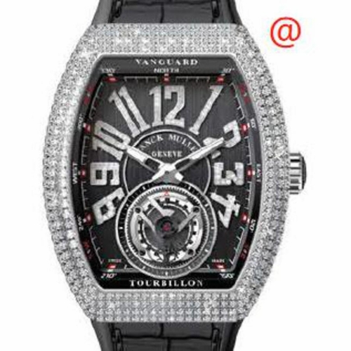 Franck Muller V41TDNBRCDACNR(NRDIAMAC) Vanguard Tourbillon Mens Automatic Watch