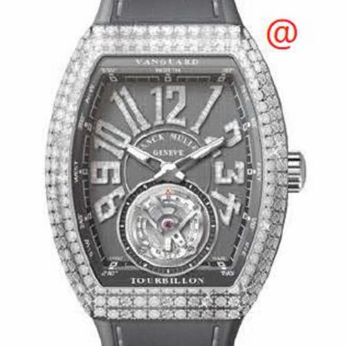 Franck Muller V41TDNBRCDACTT(TTDIAMAC) Vanguard Tourbillon Mens Hand Wind Watch