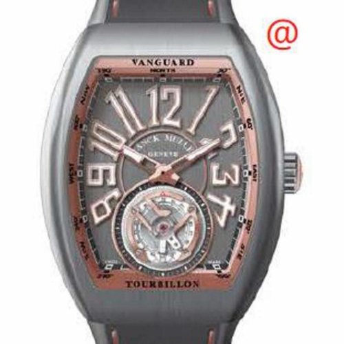 Franck Muller V41TTTBR5N(TTBLC5N) Vanguard Tourbillon Mens Hand Wind Watch