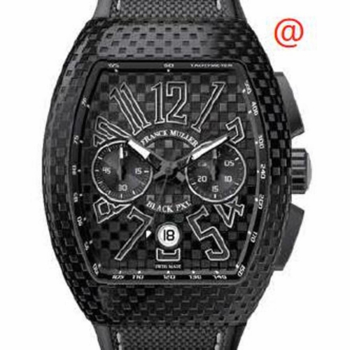 Franck Muller V45CCDTBLACKPXLACNRBRAC(PXLNRBRNRAC) Vanguard PXL Mens Chronograph Automatic Watch