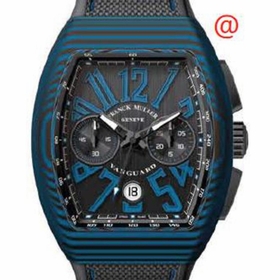 Franck Muller V45CCDTCARBLNR(NRBLBL) Vanguard Mens Chronograph Automatic Watch