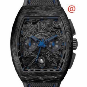 Franck Muller V45CCDTCARBONBL(CARNRNR) Vanguard Mens Chronograph Automatic Watch