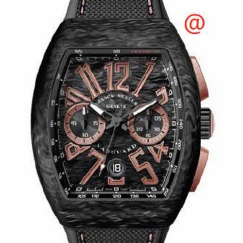 Franck Muller V45CCDTCARBONNR(NR5N5N) Vanguard Mens Chronograph Automatic Watch