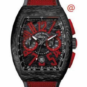 Franck Muller V45CCDTCARBONNR(NRRGERGE) Vanguard Mens Chronograph Automatic Watch
