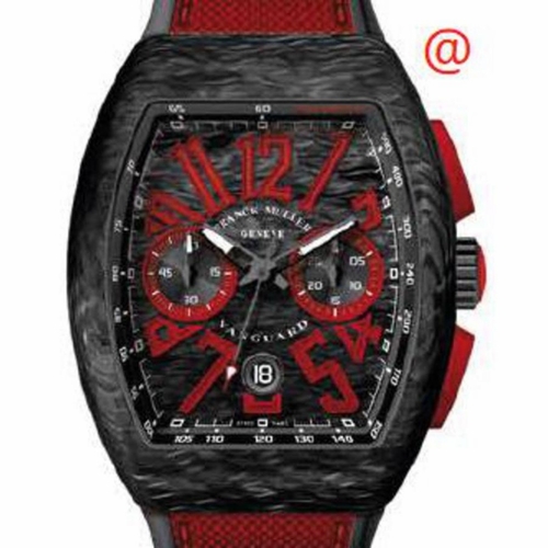 Franck Muller V45CCDTCARBONNR(NRRGERGE) Vanguard Mens Chronograph Automatic Watch