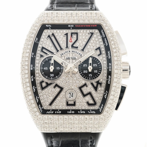 Franck Muller V45CCDTDCD(OGNR) Vanguard Mens Chronograph Automatic Watch
