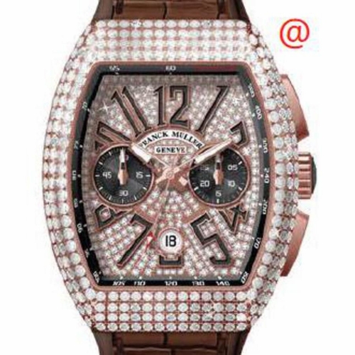 Franck Muller V45CCDTDCD5NNR(DIAMNR5N) Vanguard Classical Unisex Chronograph Automatic Watch