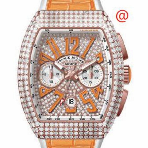 Franck Muller V45CCDTDCD5NOR(DIAMOR5N) Vanguard Mens Chronograph Automatic Watch