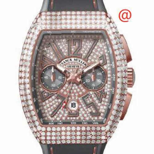 Franck Muller V45CCDTDCD5NTT(DIAMTT5N) Vanguard Mens Chronograph Automatic Watch