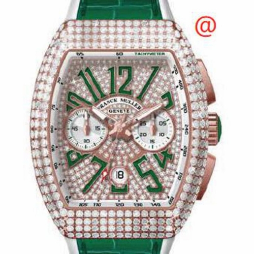 Franck Muller V45CCDTDCD5NVR(DIAMVR5N) Vanguard Classical Mens Chronograph Automatic Watch
