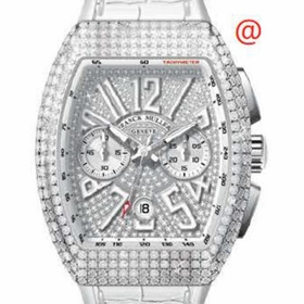 Franck Muller V45CCDTDCDACBC(DIAMBLCAC) Vanguard Classical Mens Chronograph Automatic Watch