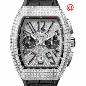 Franck Muller V45CCDTDCDACNR(DIAMNRAC) Vanguard Classical Mens Chronograph Automatic Watch