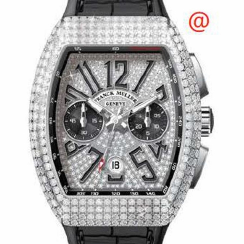 Franck Muller V45CCDTDCDACNR(DIAMNRAC) Vanguard Classical Mens Chronograph Automatic Watch