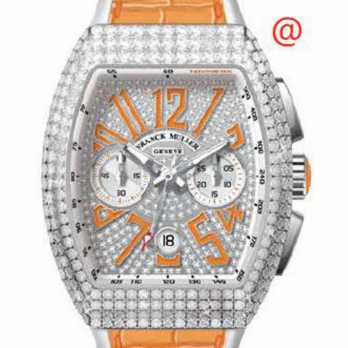Franck Muller V45CCDTDCDACOR(DIAMORAC) Vanguard Mens Chronograph Automatic Watch