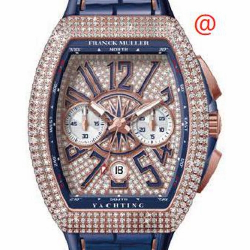 Franck Muller V45CCDTDCDYACHTING5NBL(DIAMBL5N) Vanguard Yachting Mens Chronograph Automatic Watch