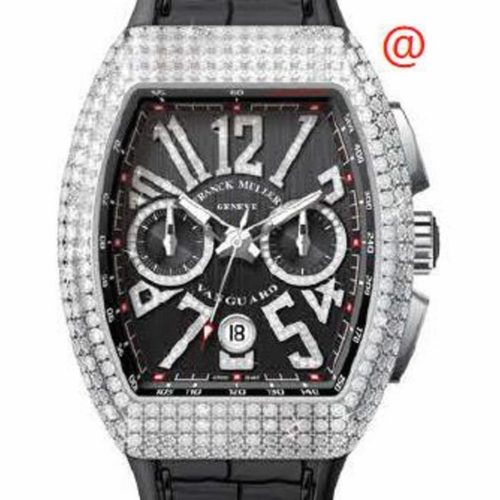 Franck Muller V45CCDTDNBRCDACNR(NRDIAMAC) Vanguard Classical Mens Chronograph Automatic Watch