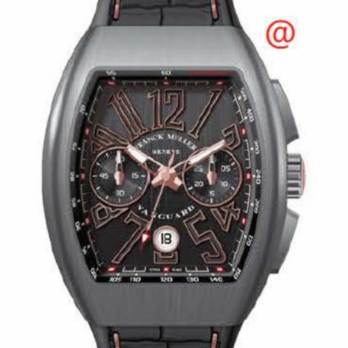 Franck Muller V45CCDTTTBR5NBR(NRNR5NBR) Vanguard Grande Date Mens Chronograph Automatic Watch