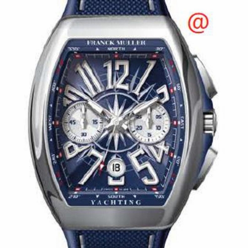 Franck Muller V45CCDTYACHTINGACBL(BLBLCAC) Vanguard Yachting Mens Chronograph Automatic Watch