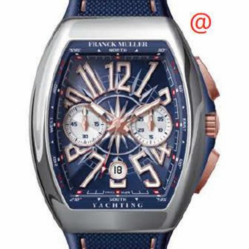 Franck Muller V45CCDTYACHTINGSTGACBL(BLBLC5N) Vanguard Yachting Mens Chronograph Automatic Watch