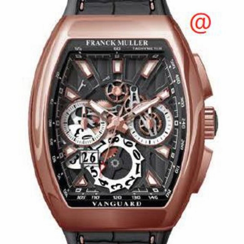 Franck Muller V45CCGDSQT5NNR(NRLUM5N) Vanguard Grande Date Mens Chronograph Automatic Watch