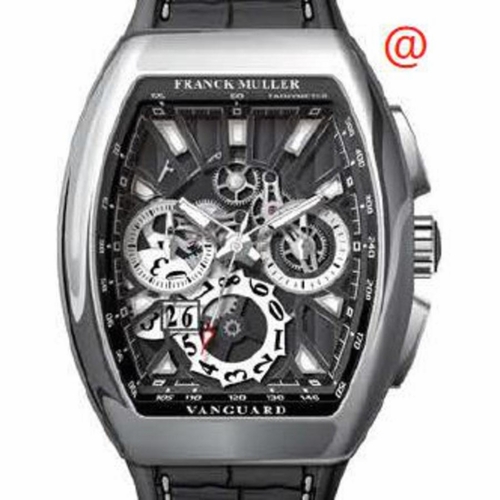Franck Muller V45CCGDSQTACNR(NRLUMAC) Vanguard Grande Date Mens Chronograph Automatic Watch