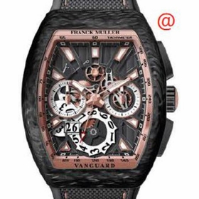 Franck Muller V45CCGDSQTCARBON5N(NRLUM5N5N) Vanguard Grande Date Mens Chronograph Automatic Watch