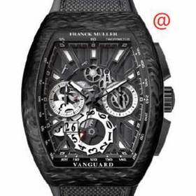 Franck Muller V45CCGDSQTCARBONNR(NRLUMNR) Vanguard Grande Date Mens Chronograph Automatic Watch