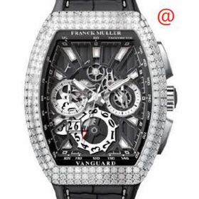 Franck Muller V45CCGDSQTDACNR(NRLUMAC) Vanguard Grande Date Mens Chronograph Automatic Watch