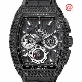 Franck Muller V45CCGDSQTDACNRNR(NRLUMNR) Vanguard Grande Date Mens Chronograph Automatic Watch
