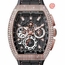 Franck Muller V45CCGDSQTDNBRCD5NNR(NRDIAM5N) Vanguard Grande Date Mens Chronograph Automatic Watch
