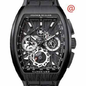 Franck Muller V45CCGDSQTTTNRBRNR(NRLUMNR) Vanguard Grande Date Mens Chronograph Automatic Watch