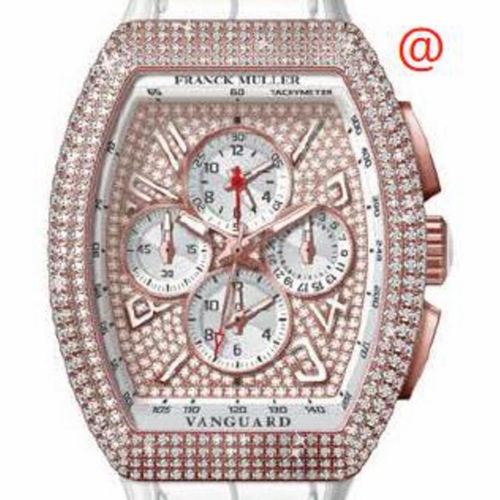 Franck Muller V45CCMBDCD5NBC(DIAMBLC5N) Vanguard Mens Chronograph Automatic Watch