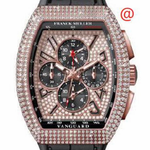 Franck Muller V45CCMBDCD5NNR(DIAMNR5N) Vanguard Mens Chronograph Automatic Watch