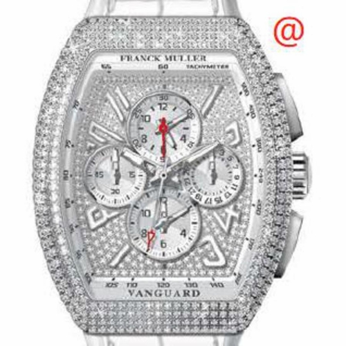 Franck Muller V45CCMBDCDACBC(DIAMBLCAC) Vanguard Mens Chronograph Automatic Watch