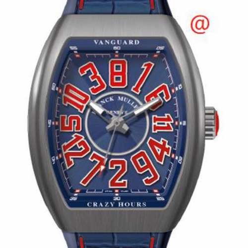Franck Muller V45CHAMERICATTBRBL(BLRGBLC) Vanguard Crazy Hours Mens Automatic Watch