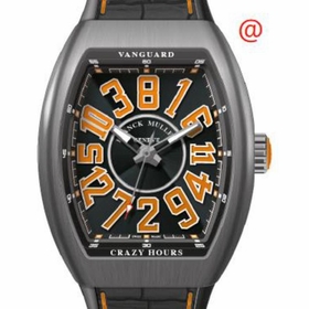 Franck Muller V45CHAMERICATTBRNR(NRORBLC) Vanguard Crazy Hours Mens Automatic Watch