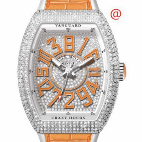 Franck Muller V45CHDCDACOR(DIAMORAC) Vanguard Crazy Hours Mens Automatic Watch
