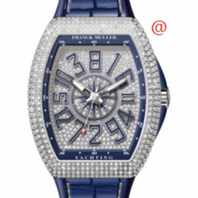 Franck Muller V45CHDCDYACHTINGACBL(DIAMBLAC) Vanguard Yachting Mens Automatic Watch