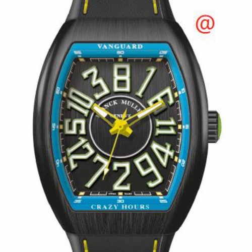 Franck Muller V45CHTTNRBRBL(NRBLCVE) Vanguard Crazy Hours Mens Automatic Watch