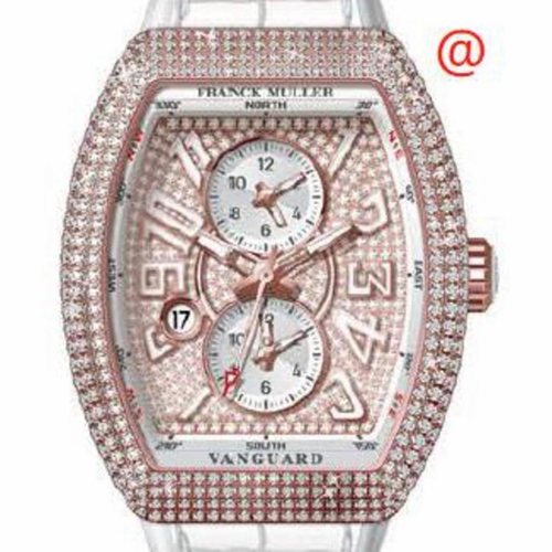 Franck Muller V45MBSCDTDCD5NBC(DIAMBLC5N) Master Banker Mens Chronograph Automatic Watch