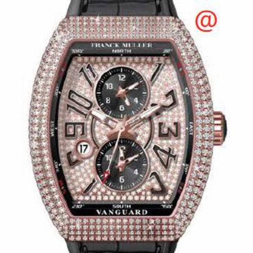 Franck Muller V45MBSCDTDCD5NNR(DIAMNR5N) Master Banker Mens Chronograph Automatic Watch