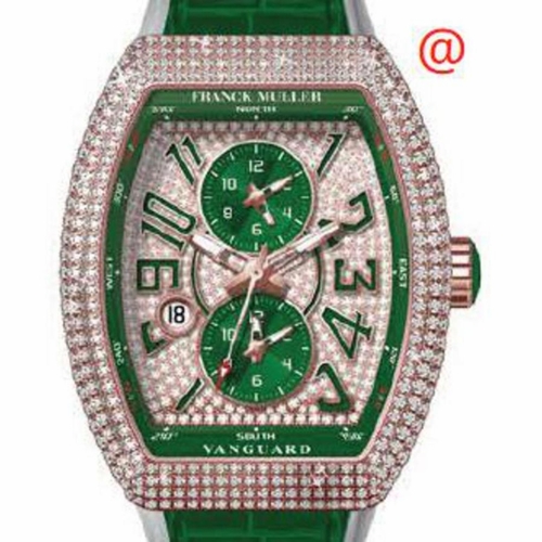 Franck Muller V45MBSCDTDCD5NVR(DIAMVR5N) Master Banker Mens Chronograph Automatic Watch