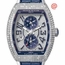 Franck Muller V45MBSCDTDCDACBU(DIAMBLAC) Master Banker Mens Chronograph Automatic Watch