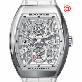 Franck Muller V45MBSCDTSQTACBC(BLCBLCAC) Master Banker Skeleton Mens Chronograph Automatic Watch