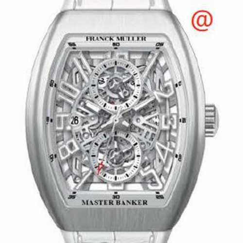 Franck Muller V45MBSCDTSQTACBRBC(BLCBLCACBR) Master Banker Skeleton Mens Chronograph Automatic Watch
