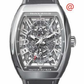 Franck Muller V45MBSCDTSQTACTT(TTBLCAC) Master Banker Skeleton Mens Chronograph Automatic Watch