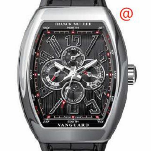 Franck Muller V45QPACNR(NRNRAC) Vanguard Mens Automatic Watch
